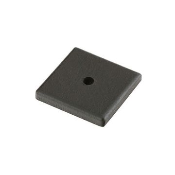 Emtek Sandcast Bronze Square Knob Backplateimage