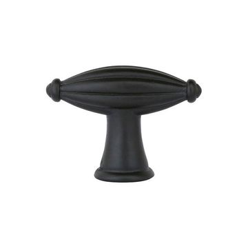 Emtek Tuscany Bronze Fluted Cabinet T Knobimage