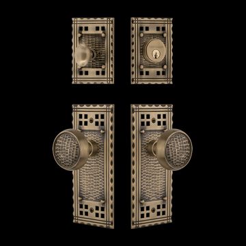 Nostalgic Warehouse Craftsman Entry Set with Craftsman Knobimage