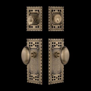 Nostalgic Warehouse Craftsman Entry Set with Homestead Knobimage