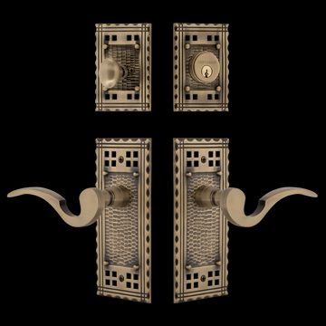 Nostalgic Warehouse Craftsman Entry Set with Manor Leverimage