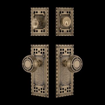 Nostalgic Warehouse Craftsman Entry Set with Mission Knobimage