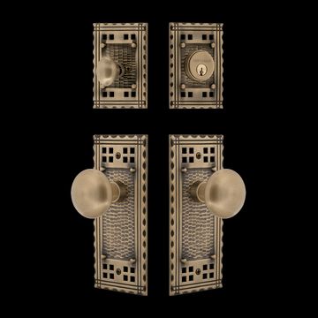 Nostalgic Warehouse Craftsman Entry Set with New York Knobimage