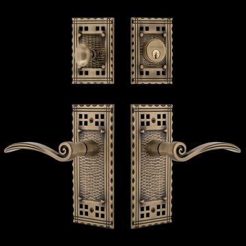 Nostalgic Warehouse Craftsman Entry Set with Swan Leverimage
