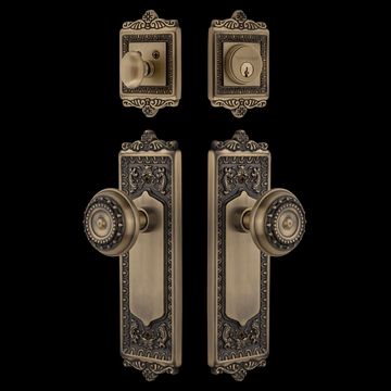 Nostalgic Warehouse Egg & Dart Entry Set with Meadows Knobimage