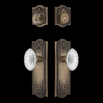 Nostalgic Warehouse Meadows Entry Set with Crystal Victorian Knobimage