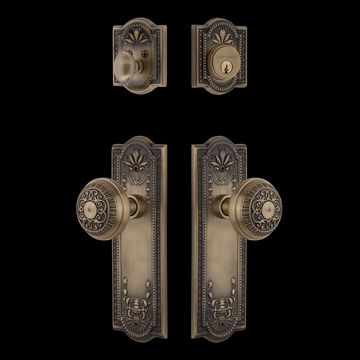 Nostalgic Warehouse Meadows Entry Set with Egg & Dart Knobimage