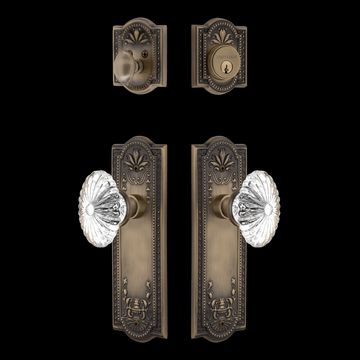 Nostalgic Warehouse Meadows Entry Set with Oval Fluted Crystalimage