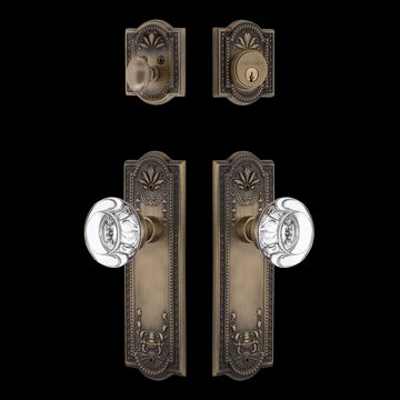Nostalgic Warehouse Meadows Entry Set with Round Clear Crystal Knobimage