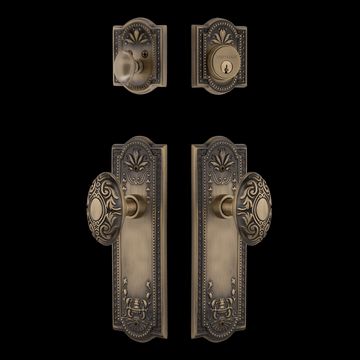 Nostalgic Warehouse Meadows Entry Set with Victorian Knobimage