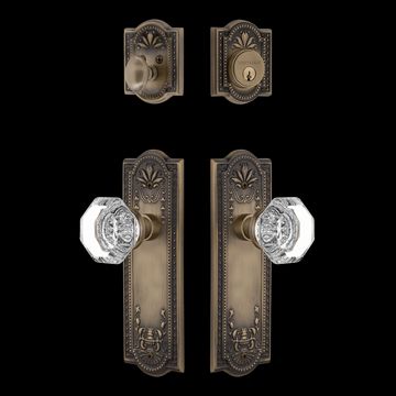 Nostalgic Warehouse Meadows Entry Set with Waldorf Crystal Knobimage