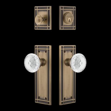 Nostalgic Warehouse Mission Entry Set with Crystal Meadows Knobimage