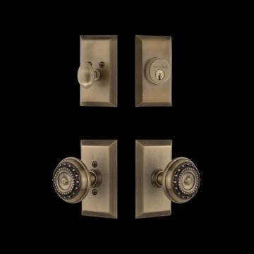 Nostalgic Warehouse Studio Entry Set with Meadows Knobimage