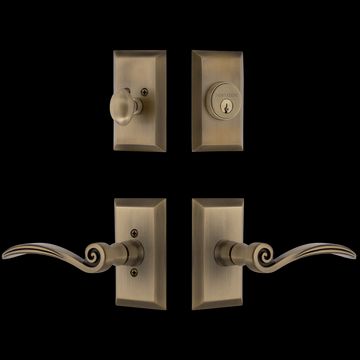 Nostalgic Warehouse Studio Entry Set with Swan Leverimage
