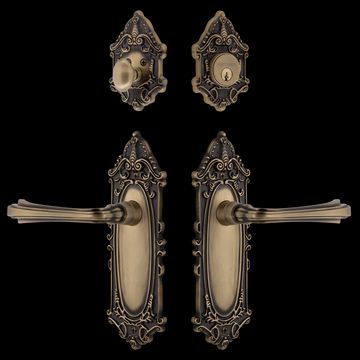 Nostalgic Warehouse Victorian Entry Set with Fleur Leverimage