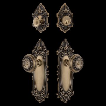 Nostalgic Warehouse Victorian Entry Set with Meadows Knobimage