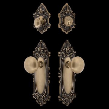 Nostalgic Warehouse Victorian Entry Set with New York Knobimage