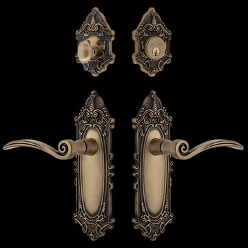 Nostalgic Warehouse Victorian Entry Set with Swan Leverimage