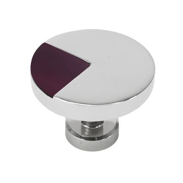 Carpe Diem Spectra Chrome and Black Cherry Knobimage