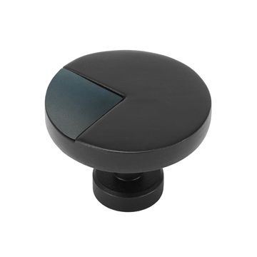 Carpe Diem Spectra Matte Black and Blue Titanium Knobimage