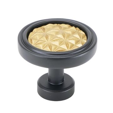 Carpe Diem Spectra Origami Black and Gold Knobimage