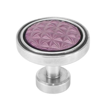 Carpe Diem Spectra Origami Chrome and Fuchsia Pink Knobimage