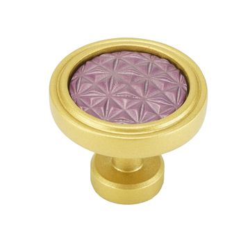 Carpe Diem Spectra Origami Gold and Fuchsia Pink Knobimage