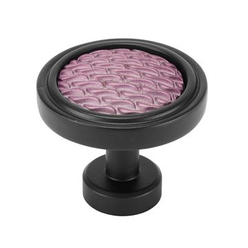Carpe Diem Spectra Waves Black and Fuchsia Pink Knobimage