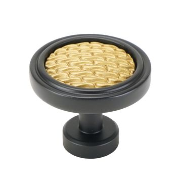 Carpe Diem Spectra Waves Black and Gold Knobimage