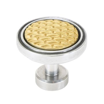 Carpe Diem Spectra Waves Chrome and Gold Knobimage