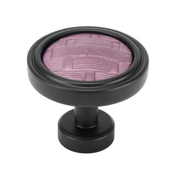 Carpe Diem Spectra Weaves Black and Fuchsia Pink Knobimage