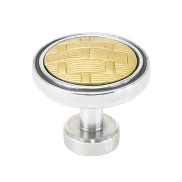 Carpe Diem Spectra Weaves Chrome and Gold Knobimage