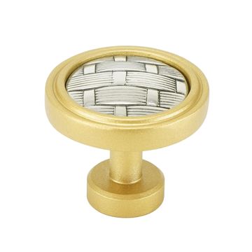 Carpe Diem Spectra Weaves Gold and Chrome Knobimage