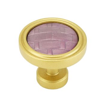 Carpe Diem Spectra Weaves Gold and Fuchsia Pink Knobimage