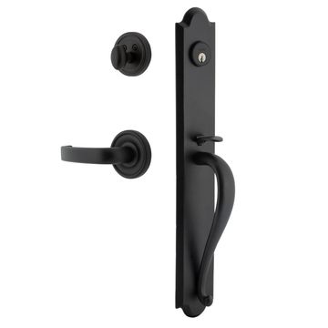 Ageless Iron Dome Loch Rosette Handleset With A-Grip And Crescent Leverimage
