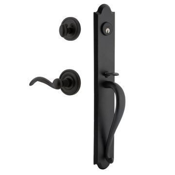 Ageless Iron Dome Loch Rosette Handleset With A-Grip And Tine Leverimage