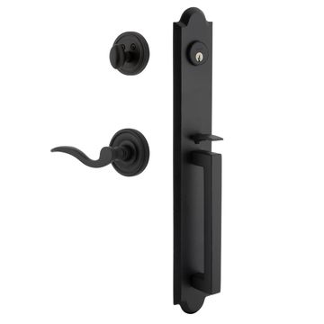 Ageless Iron Dome Loch Rosette Handleset With D-Grip And Palisade Leverimage