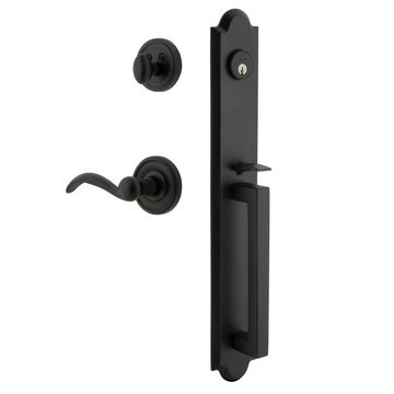 Ageless Iron Dome Loch Rosette Handleset With D-Grip And Tine Leverimage