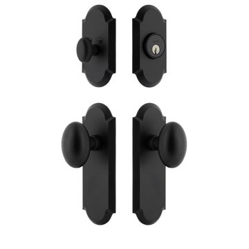 Ageless Iron Dome Long Plate Entry Set With Aeg Knobimage