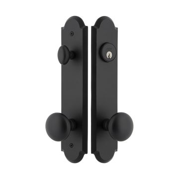 Ageless Iron Dome Tall Plate Entry Set With Keep Knobimage