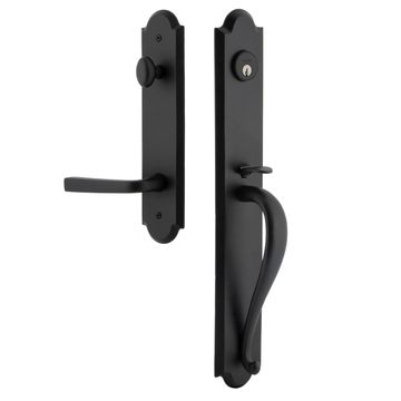 Ageless Iron Dome Tall Plate Handleset With A-Grip And Lance Leverimage