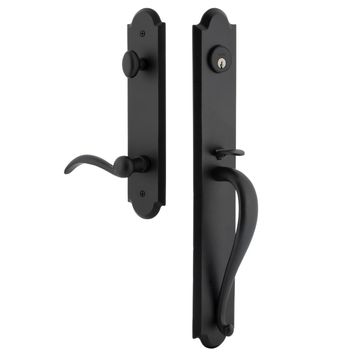 Ageless Iron Dome Tall Plate Handleset With A-Grip And Tine Leverimage