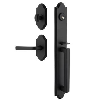 Ageless Iron Dome Vault Plate Handleset With D-Grip And Lance Leverimage