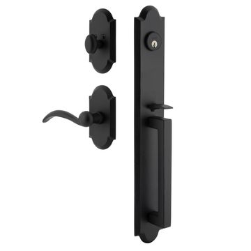 Ageless Iron Dome Vault Plate Handleset With D-Grip And Tine Leverimage