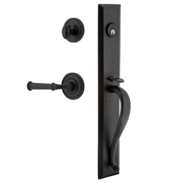 Ageless Iron Keep Loch Rosette Handleset With A-Grip And Cannon Leverimage