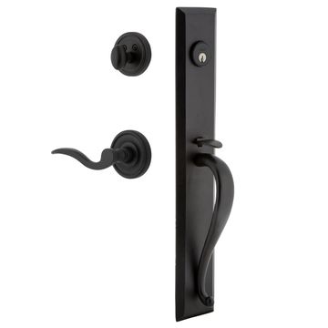 Ageless Iron Keep Loch Rosette Handleset With A-Grip And Palisade Leverimage