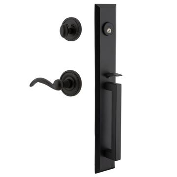 Ageless Iron Keep Loch Rosette Handleset With D-Grip And Tine Leverimage