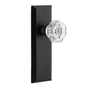 Ageless Iron Keep Long Plate Door Set With Krystall Knobimage