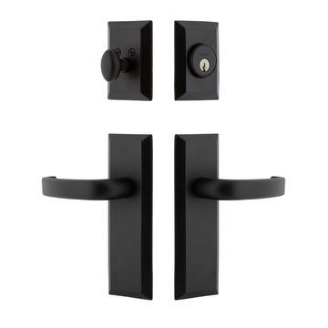 Ageless Iron Keep Long Plate Entry Set With Crescent Leverimage