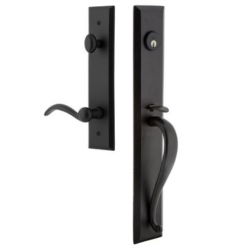 Ageless Iron Keep Tall Plate Handleset With A-Grip And Tine Leverimage